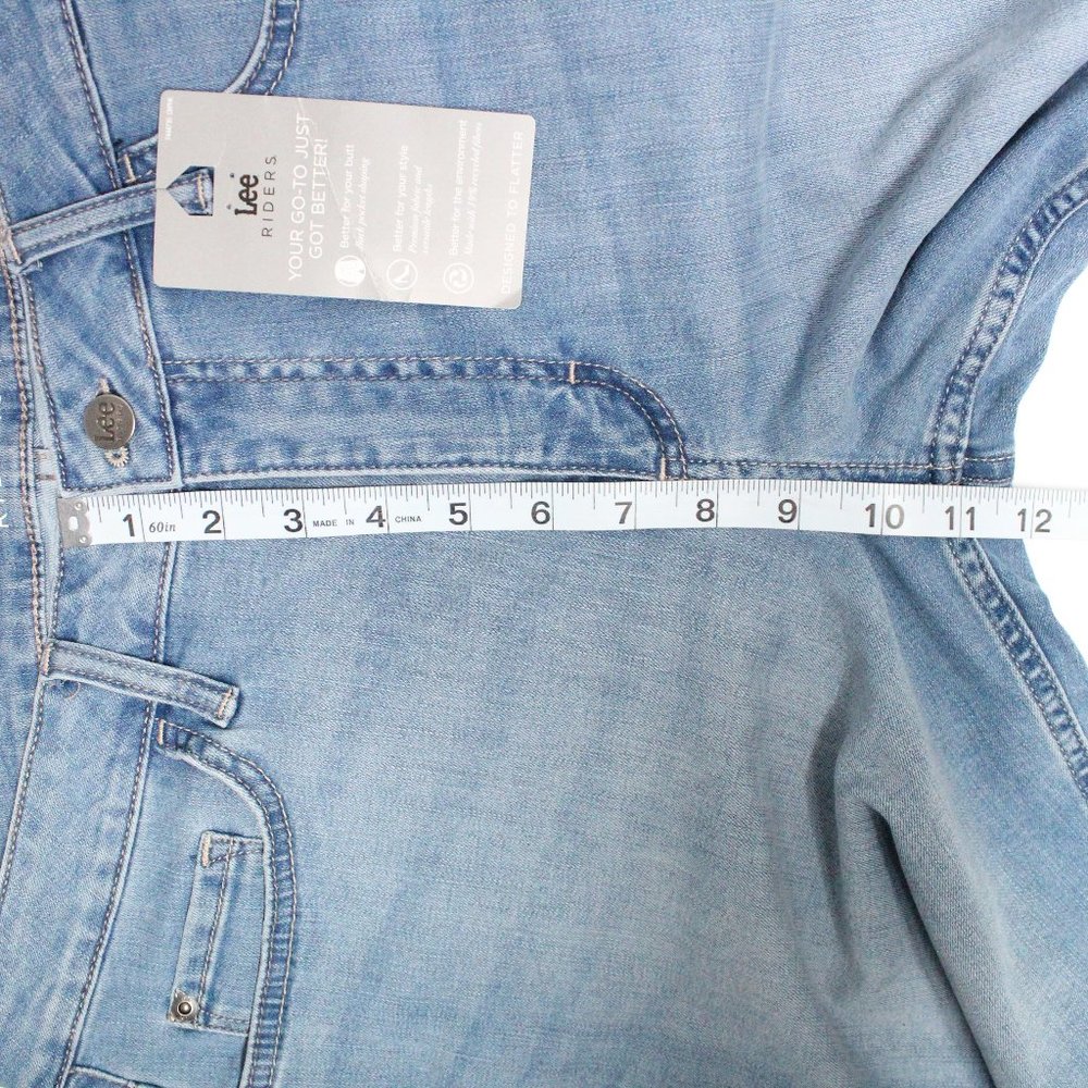 Women's Lee Mid Rise Bermuda Shorts Size 14 - Picture 7 of 14